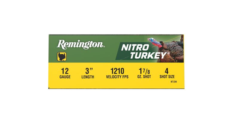 Nitro Turkey, 12 Gauge, 4 Shot, 3 in, 1 7/8 oz, 1210 fps